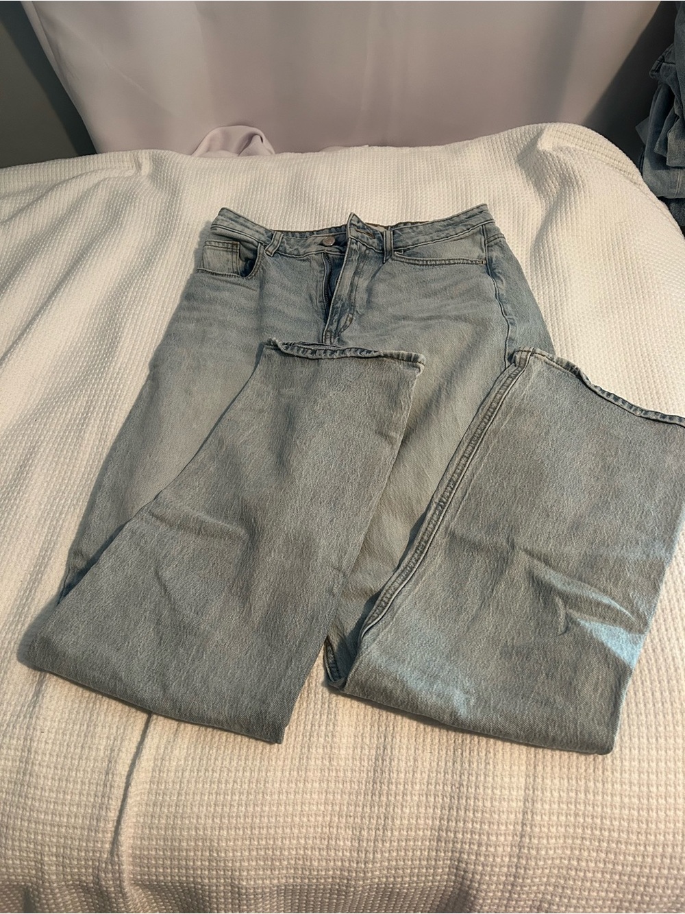PacSun Women’s Light Blue Straight-Leg Jeans